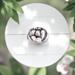 focal silver lotus flower bead to be used by jewelry artists in their jewelry